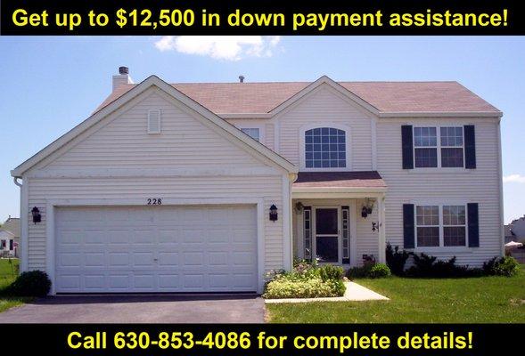 Get up to $12,500 in Down Payment Assistance!!!