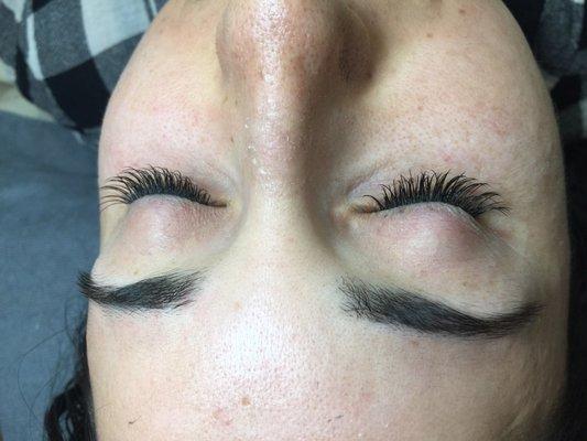 Eyelashes extension