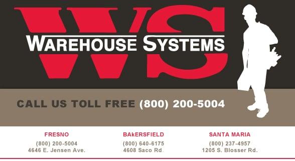 Warehouse Systems - Balers, compactors, racking, shelving, pallet jacks, docks, doors - Sales, Service and Parts! 1-800-200-5004