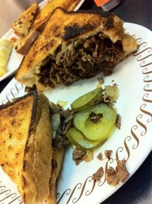 Texas cheesesteak