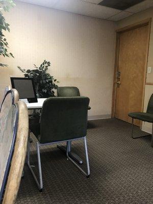 New waiting area