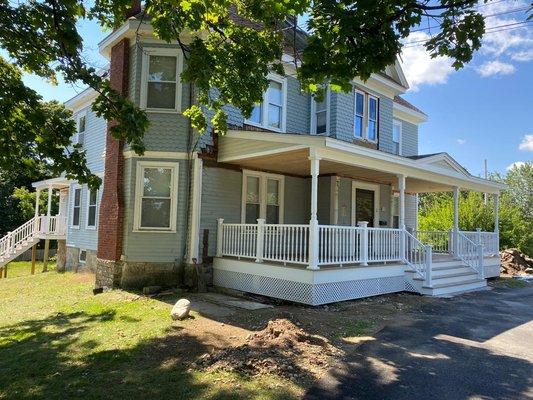 New front porch, complete take down and build a new one.