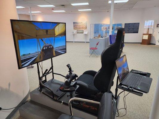 One of the Flight Simulators at  the museum