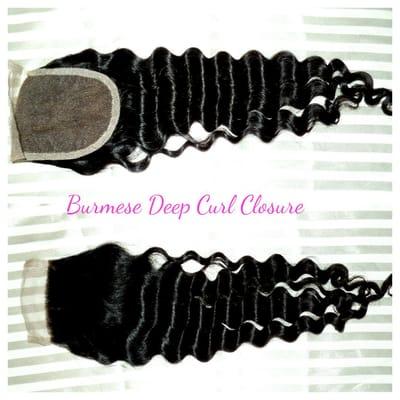 mynxplatinumhair.com Burmese Deep Curl Closure Order today...