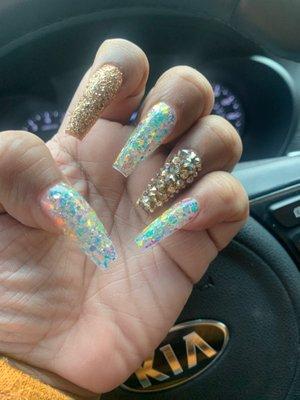 Bday nails 2020