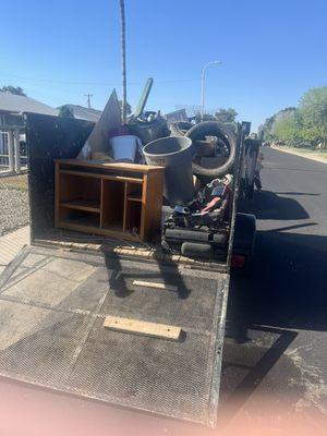 We did a half trailer pick up today. #JunkRemoval