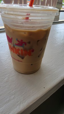 Smoked vanilla iced coffee