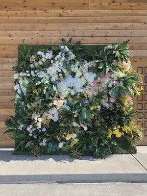 FLOWER WALL 8'H x8' W