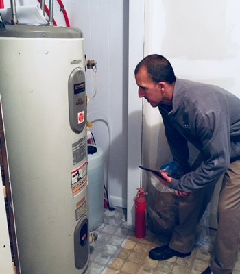 Water heater inspection