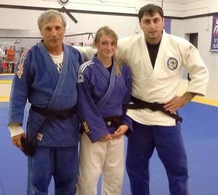 MaxOut Instructors/Black Belts Cornel Mihalca, Jaycie Malesky, and Ghazar Grigoryan.