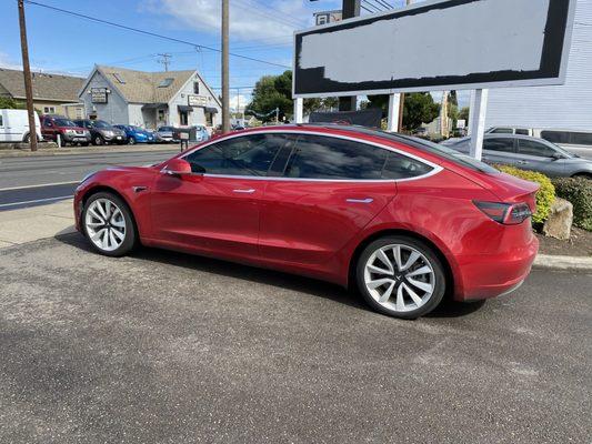 Tinted windows on my Tesla