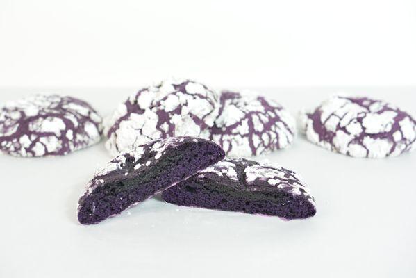 Ube Krinkle Cookies