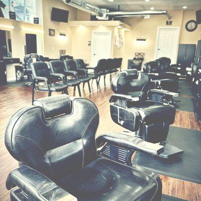 Inside our newly expanded barbershop