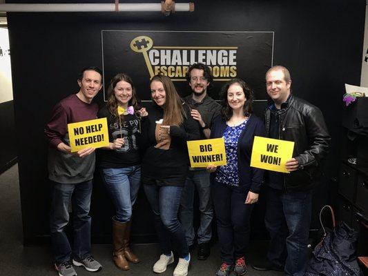 We escaped! And broke a record!