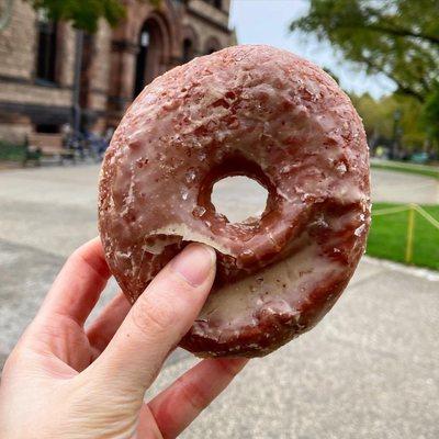 Sea salt maple donut