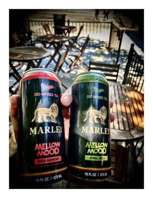 Marley Mellow Mood CBD infused Tea. My Favorite! (25mg CBD) @ Gold Coast Market. 71 W Chicago Ave, Chicago, IL . One Love! Cool!