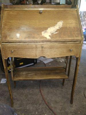 An old desk need to refinish