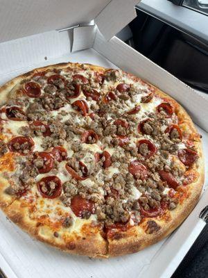 Large Pepperoni and Sausage