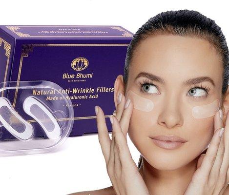 Hyaluronic acid under eye patches