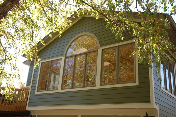 Pella windows and James Hardie siding