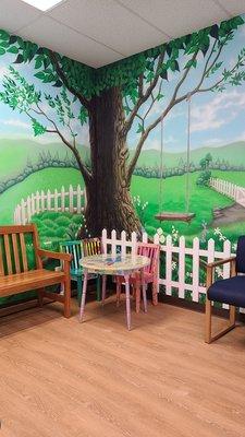 Waiting area. Soooo cute!!