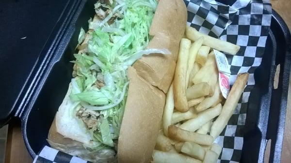 Chicken Philly with the works!