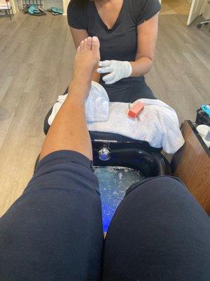 Pedicure chair