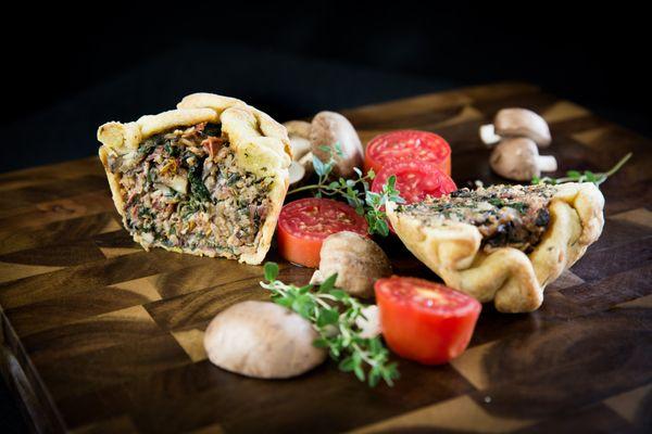 Our Field Greens Tartlet - - - 
  Simple | Savory | Sustainable