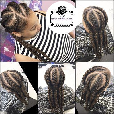 feed in braids only $10 per braid