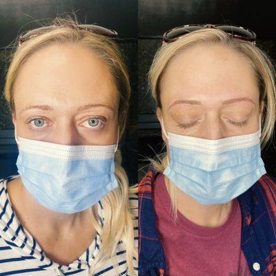 Blonde Microblading