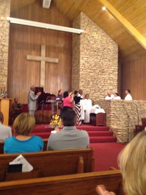 The whole family was Baptized the same day their little boy have the idea first! What a beautiful day!..