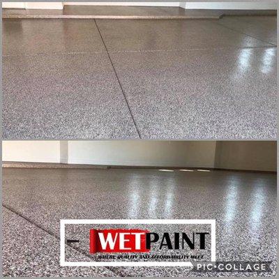 Epoxy garage flooring