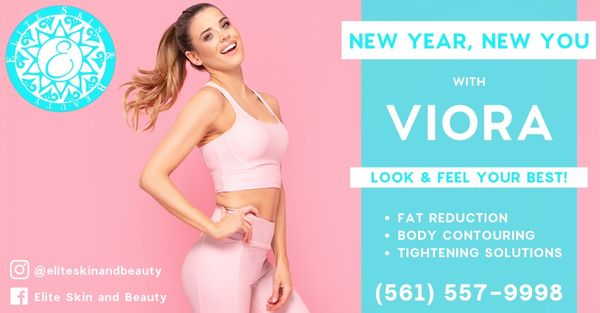 Viora, FDA approved fat reduction and skin tightening. Safe and effective.