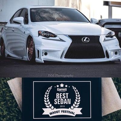 Boostfest 2015 Best sedan, customer Alexandria/is250F