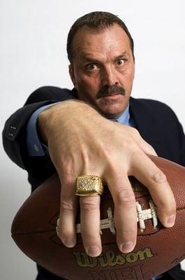 Promotional Portrait: NFL Star Jason Buck with Superbowl Champion Ring