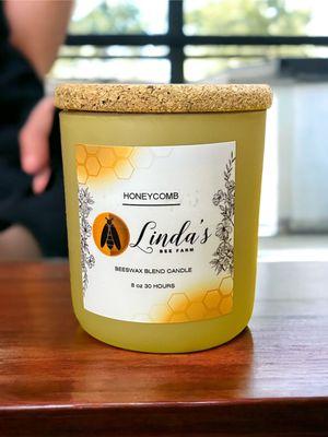 Linda's Beeswax Blended Candles Honeycomb