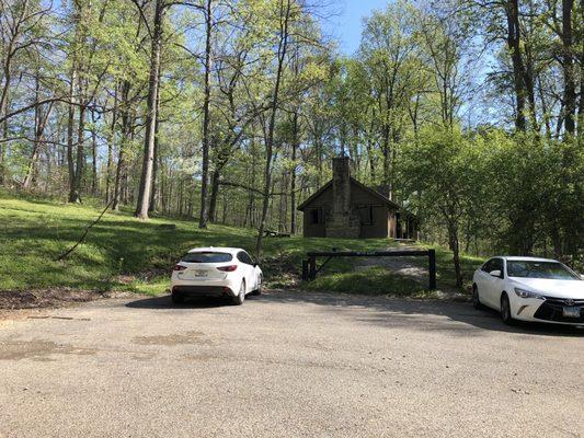 Cherry lake shelter parking lot