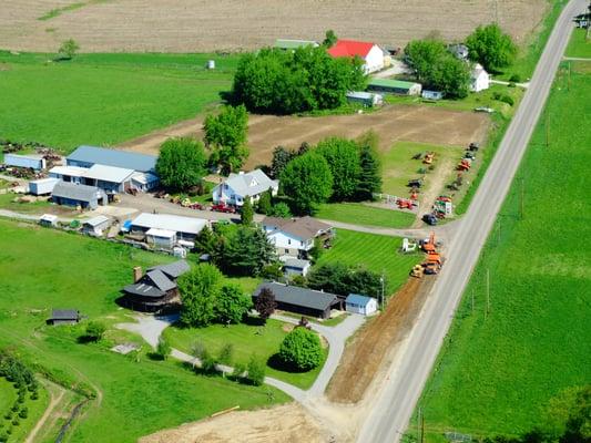 Our shop is located just outside Mt. Hope Ohio