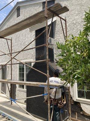 Scratch, Brown and Finish Stucco in 1 Day. Rapid Set Eisenwall is our specialty.