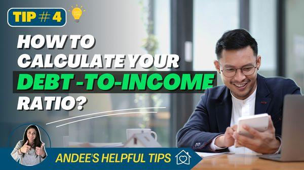 Tip #4 Understanding Debt to Income Ratio (DTI) | Homebuying Process
Link: https://www.youtube.com/watch?v=oIjZTXSlqyA