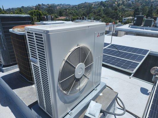 19 Seer Mitsubishi AC with 16 seer Air handler