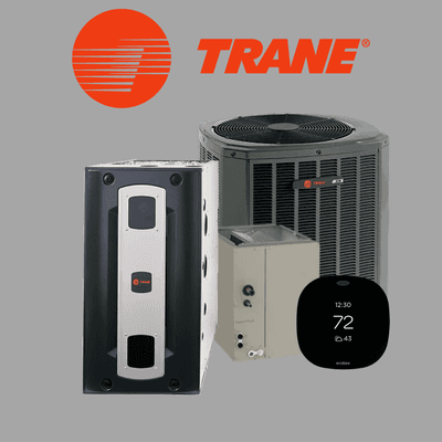 We offer Trane furnaces and ac units.