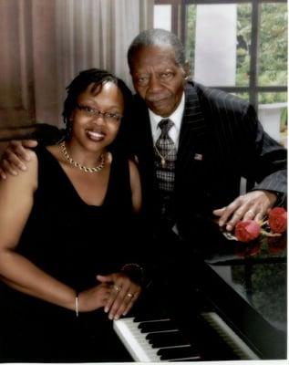 Dr. Madeline Washington with her father Dr. Romanuel Washington, Jr.