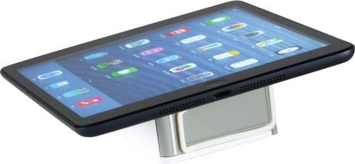 Smartphone and tablet holder for use at home or while traveling to free your hands. 