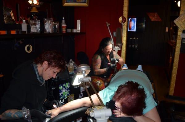 Red Tattoo Parlor