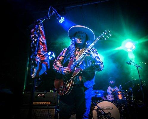 Marcus King with his custom Amp Shop amp!