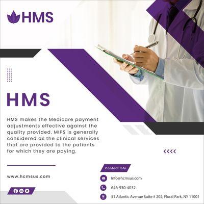 HMS makes the Medicare Payment adjustment effective against the quality provided.