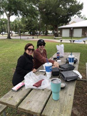 Nice picnic area in Orange Beach, AL.