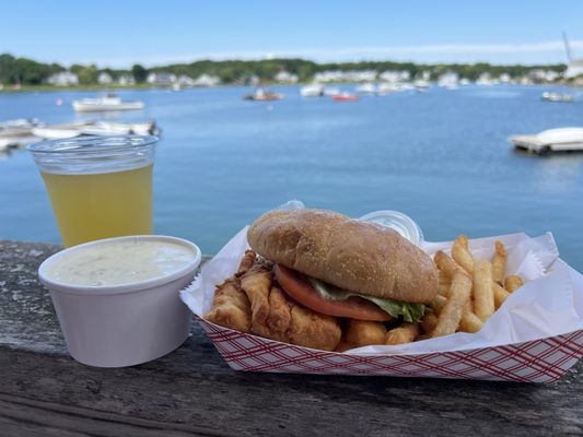 Clam Chowder, Fried Haddock, FF