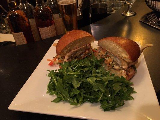 Soft shell crab sandwich